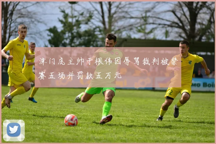 津门虎主帅于根伟因辱骂裁判被禁赛五场并罚款五万元